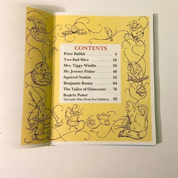 Vintage 1977 Peter Rabbit  and Other Stories by Beatrix Potter Castle Hardcover - Picture 9 of 16